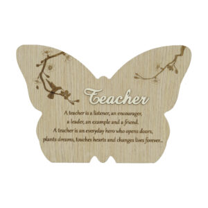 Wooden Butterfly Wall Décor- Teacher