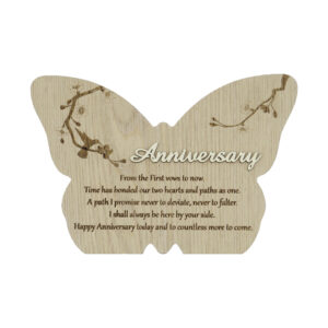 Wooden Butterfly Wall Décor- Anniversary